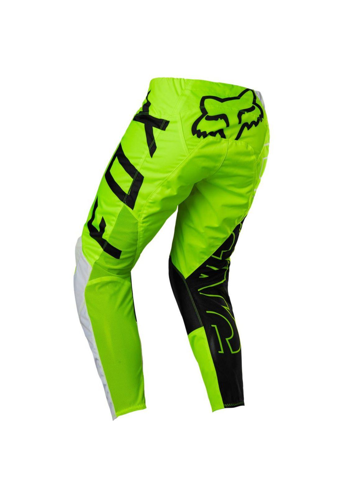 Pantalon Moto 180 Skew Amarillo Fox-2