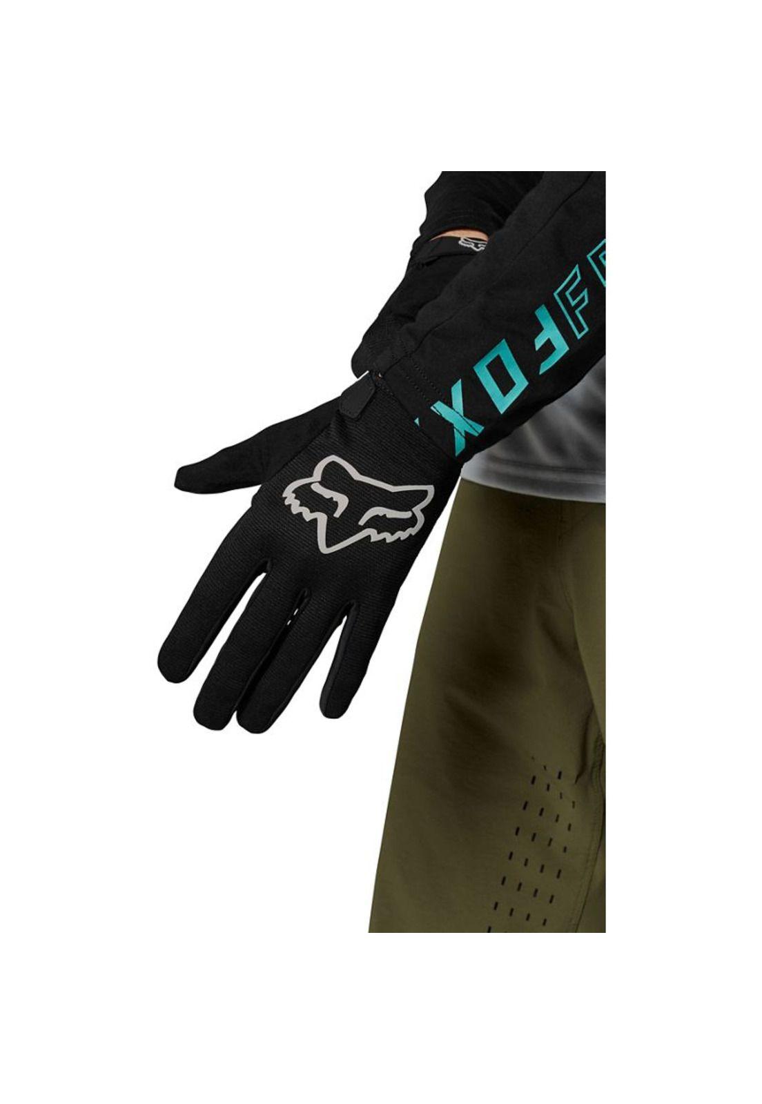 Guantes Bicicleta Mujer Ranger Negro Fox-0