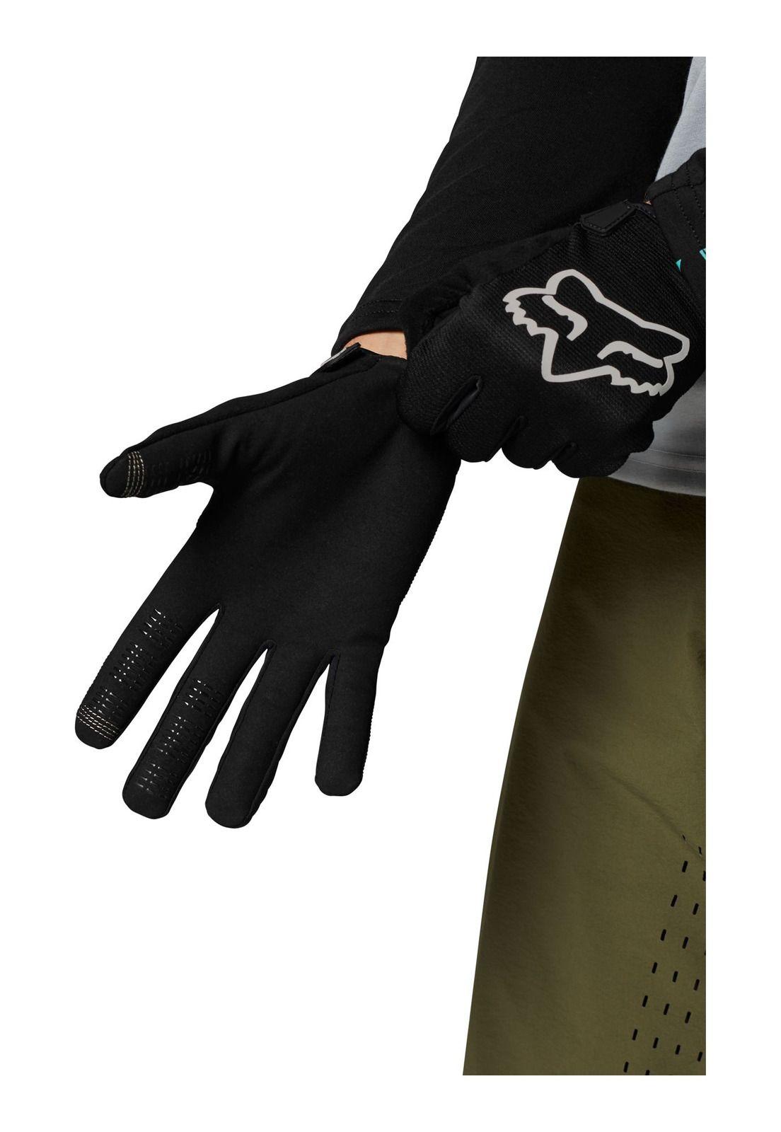Guantes Bicicleta Mujer Ranger Negro Fox-1