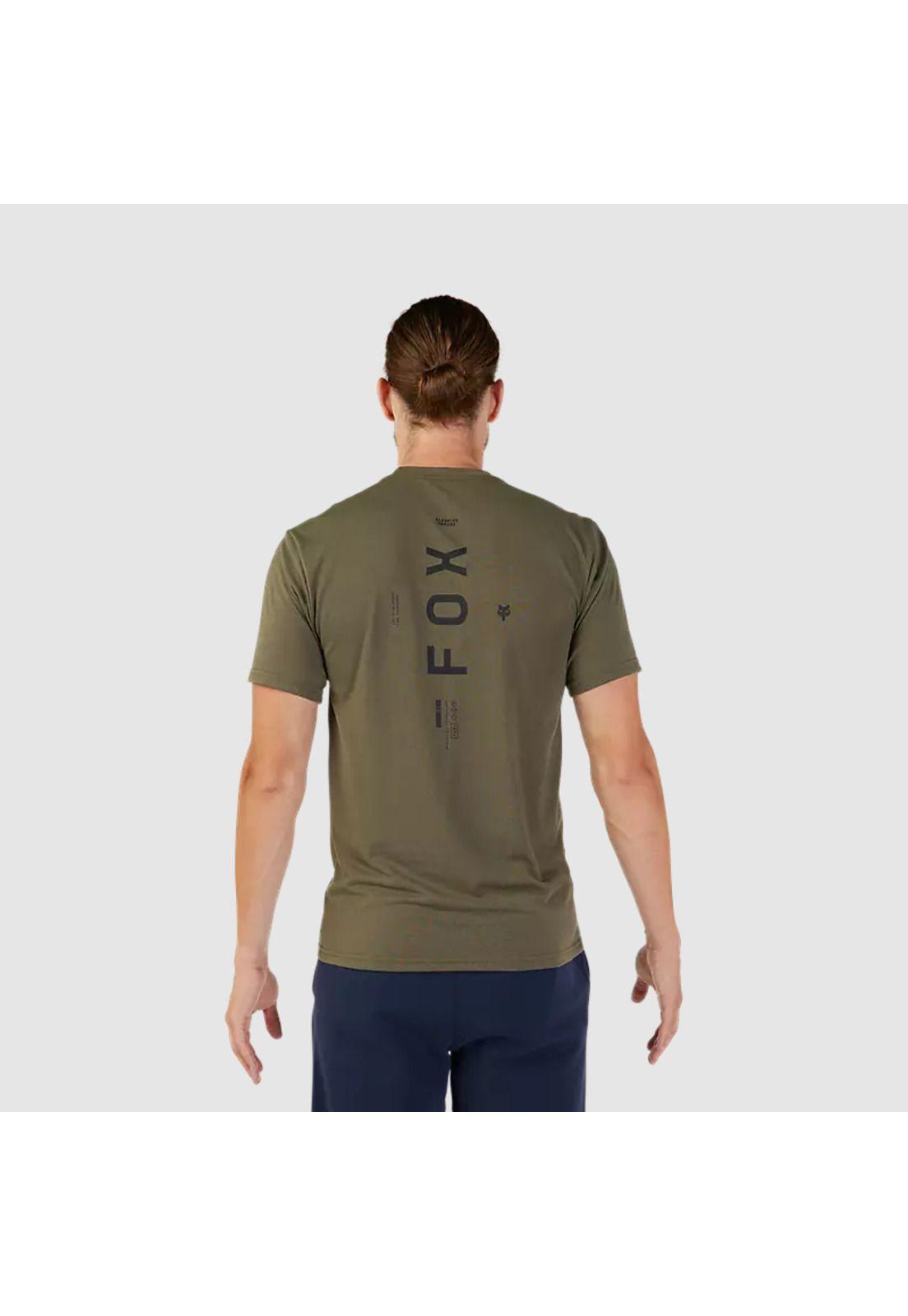 Polera Lifestyle Dynamic Verde Oliva Fox-1