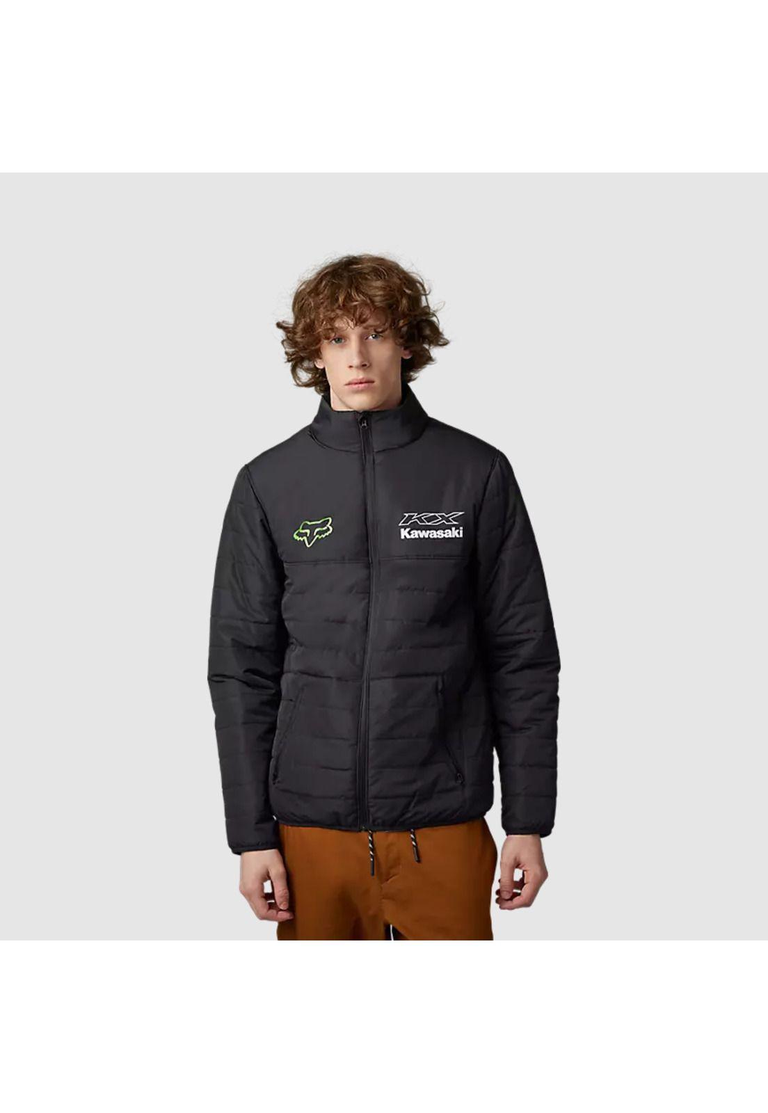Chaqueta Lifestyle Kawasaki Howell Negro Fox-0