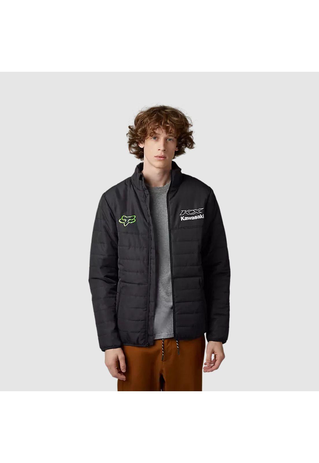 Chaqueta Lifestyle Kawasaki Howell Negro Fox-2