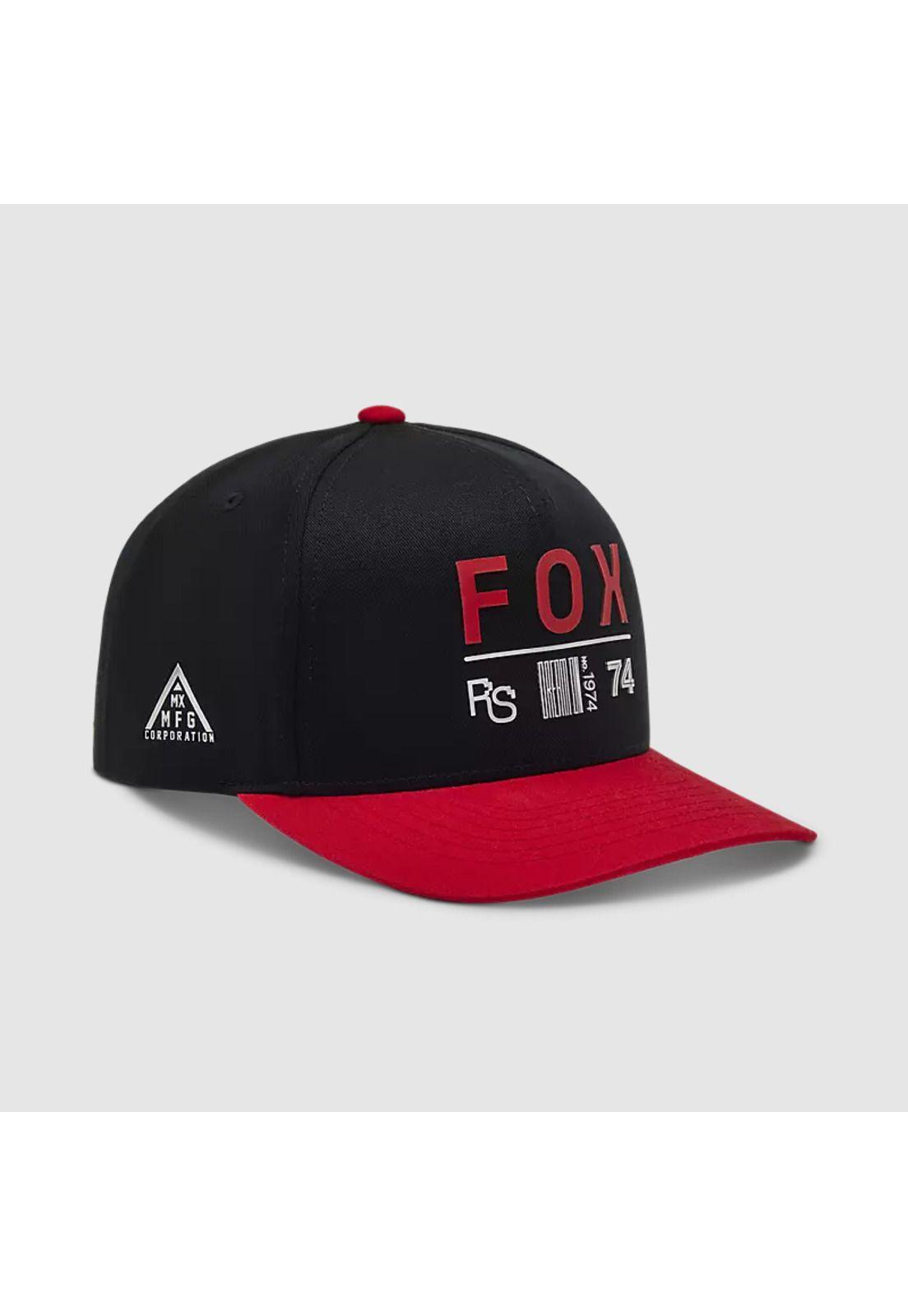 Gorro Jockey Lifestyle Race Spec Snapback Negro Fox-0