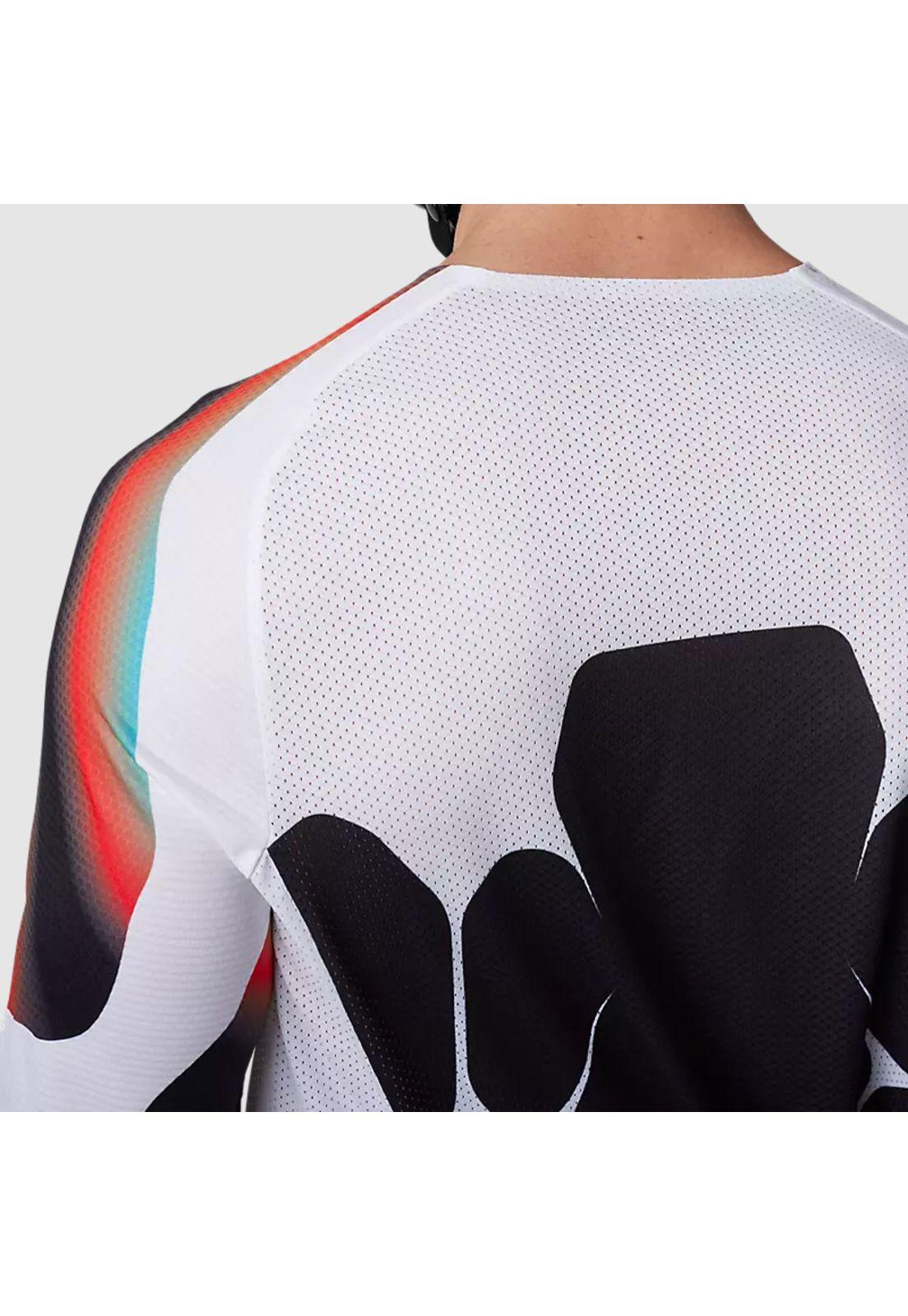Polera Moto 360 Syz Negro/Blanco/Rojo Fox-4