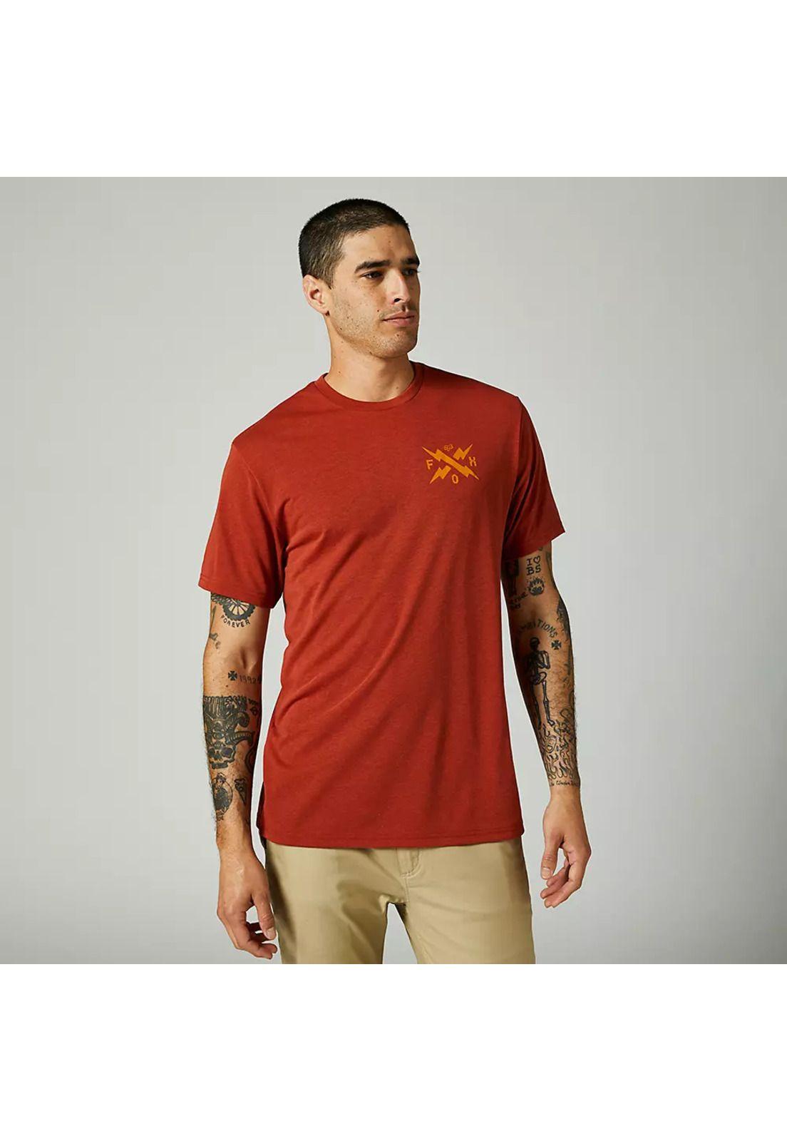 Polera Lifestyle Calibrated Rojo Fox-1