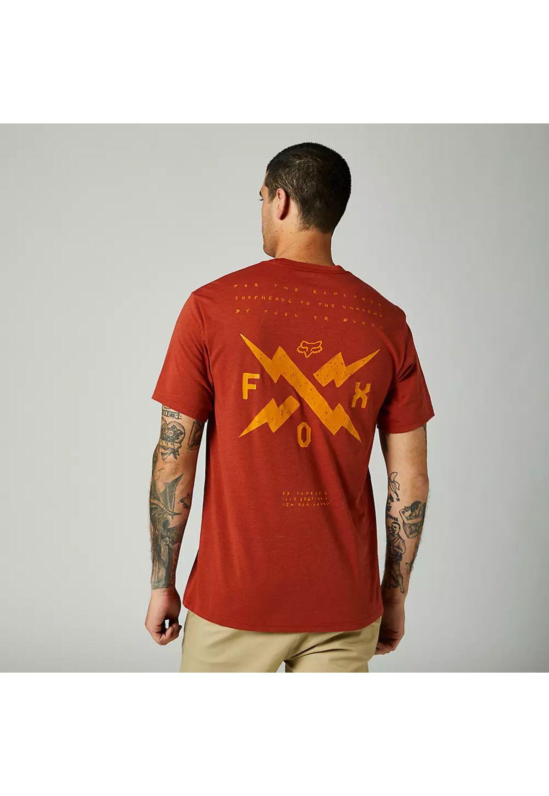 Polera Lifestyle Calibrated Rojo Fox-2