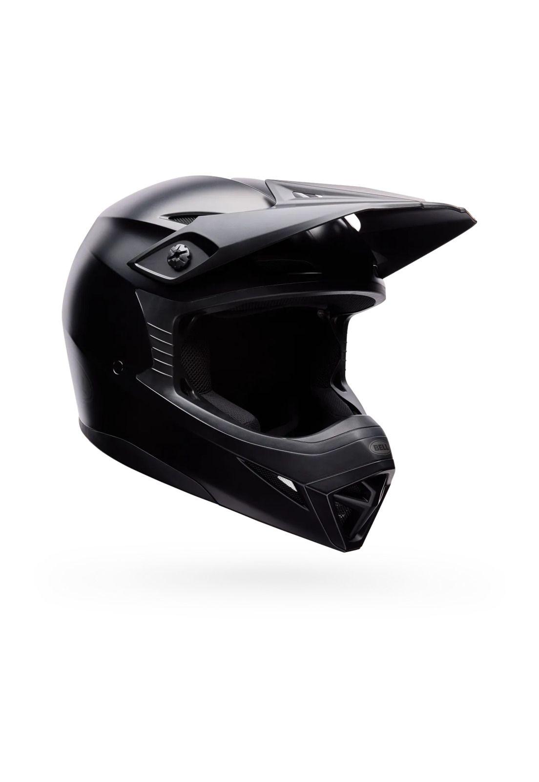 Casco Moto MX-10 Mips Solid Negro Mate Bell-1