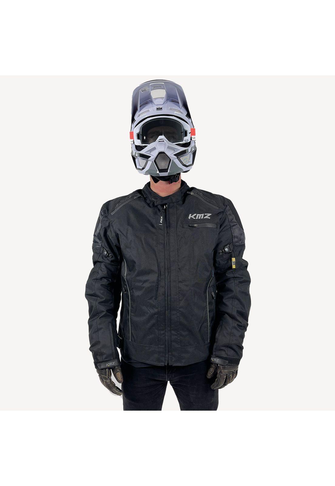 Chaqueta Moto Calle Monaco Negro KMZ-0