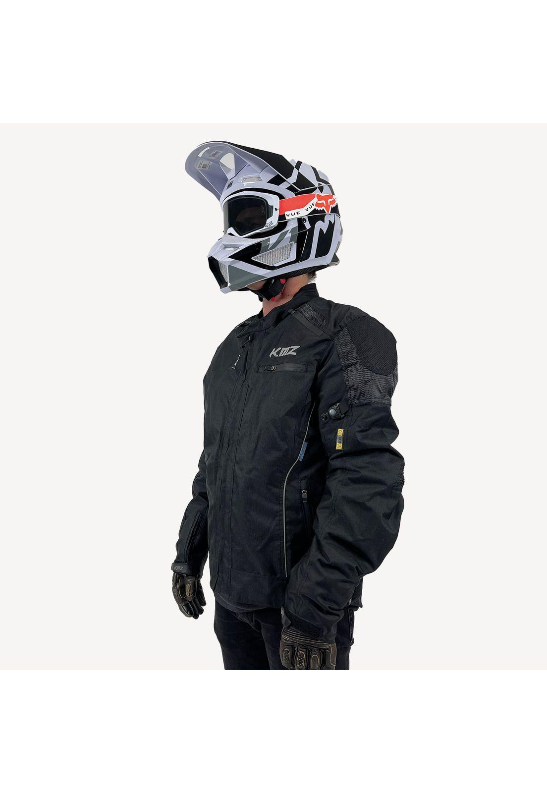 Chaqueta Moto Calle Monaco Negro KMZ-2