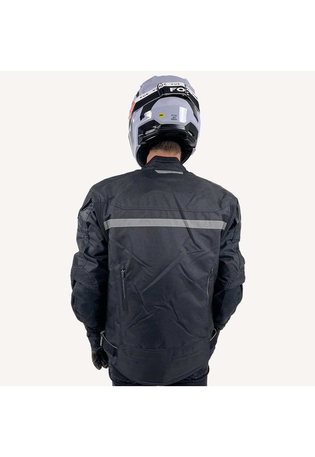 Chaqueta Moto Calle Monaco Negro KMZ-3
