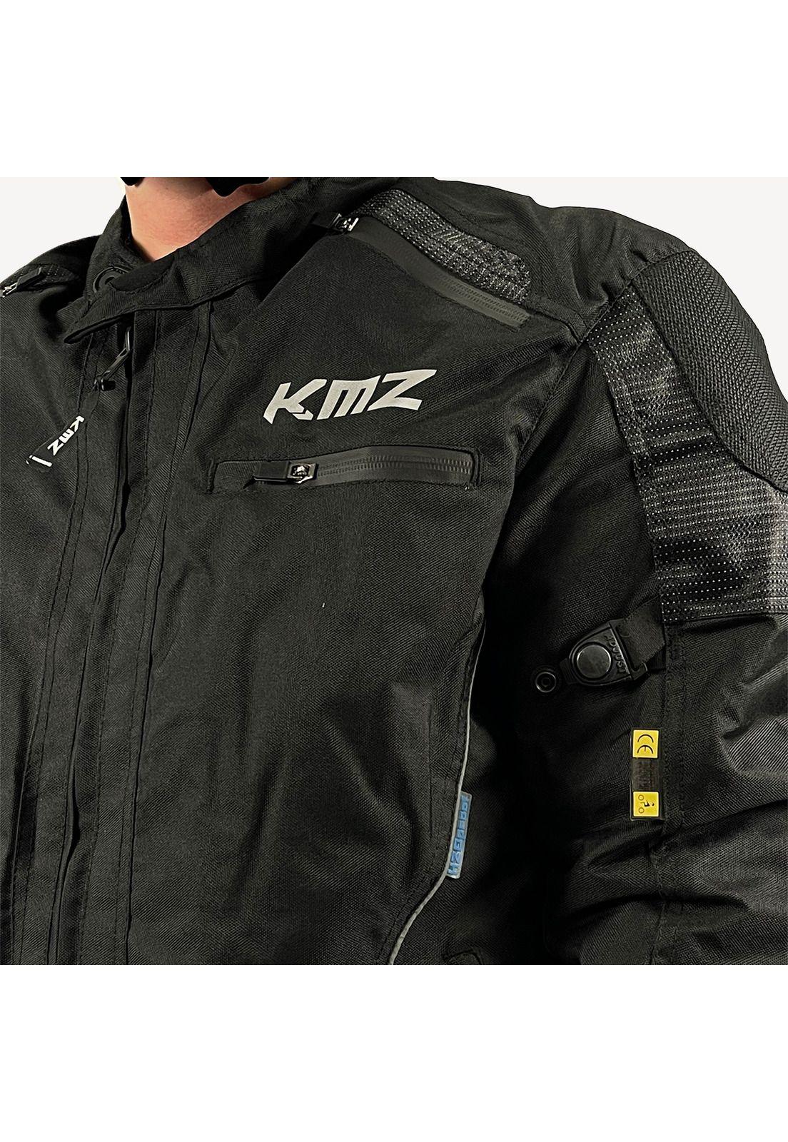 Chaqueta Moto Calle Monaco Negro KMZ-4