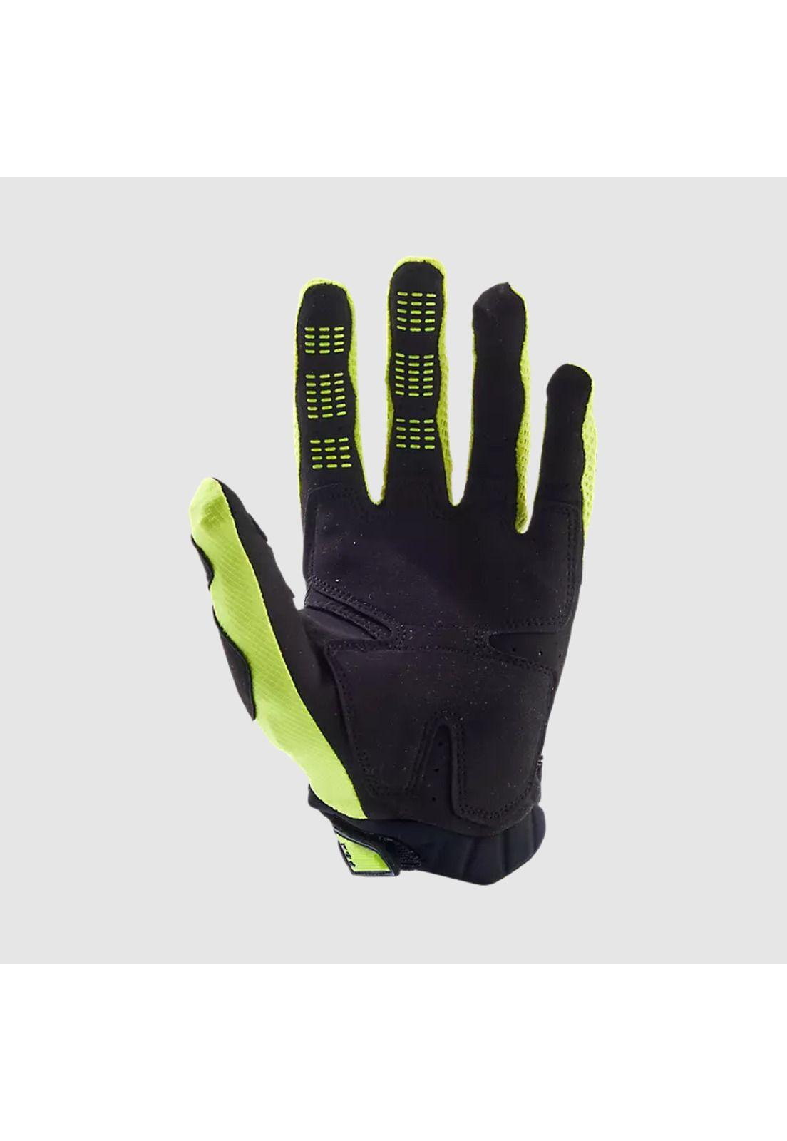 Guantes Moto Pawtector Amarillo/Negro Fox-1
