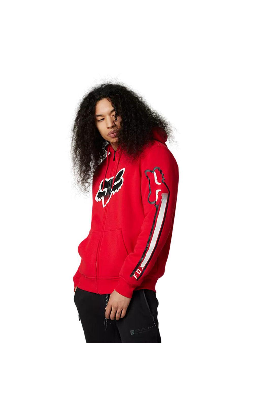 Poleron Lifestyle Vizen Sasquatch Lined Rojo Fox-1