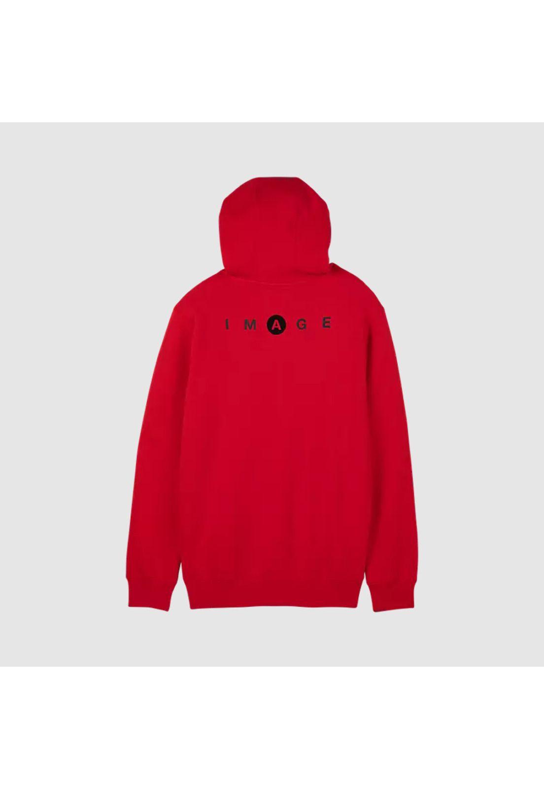 Poleron Lifestyle Canguro Image Rojo Fox-1