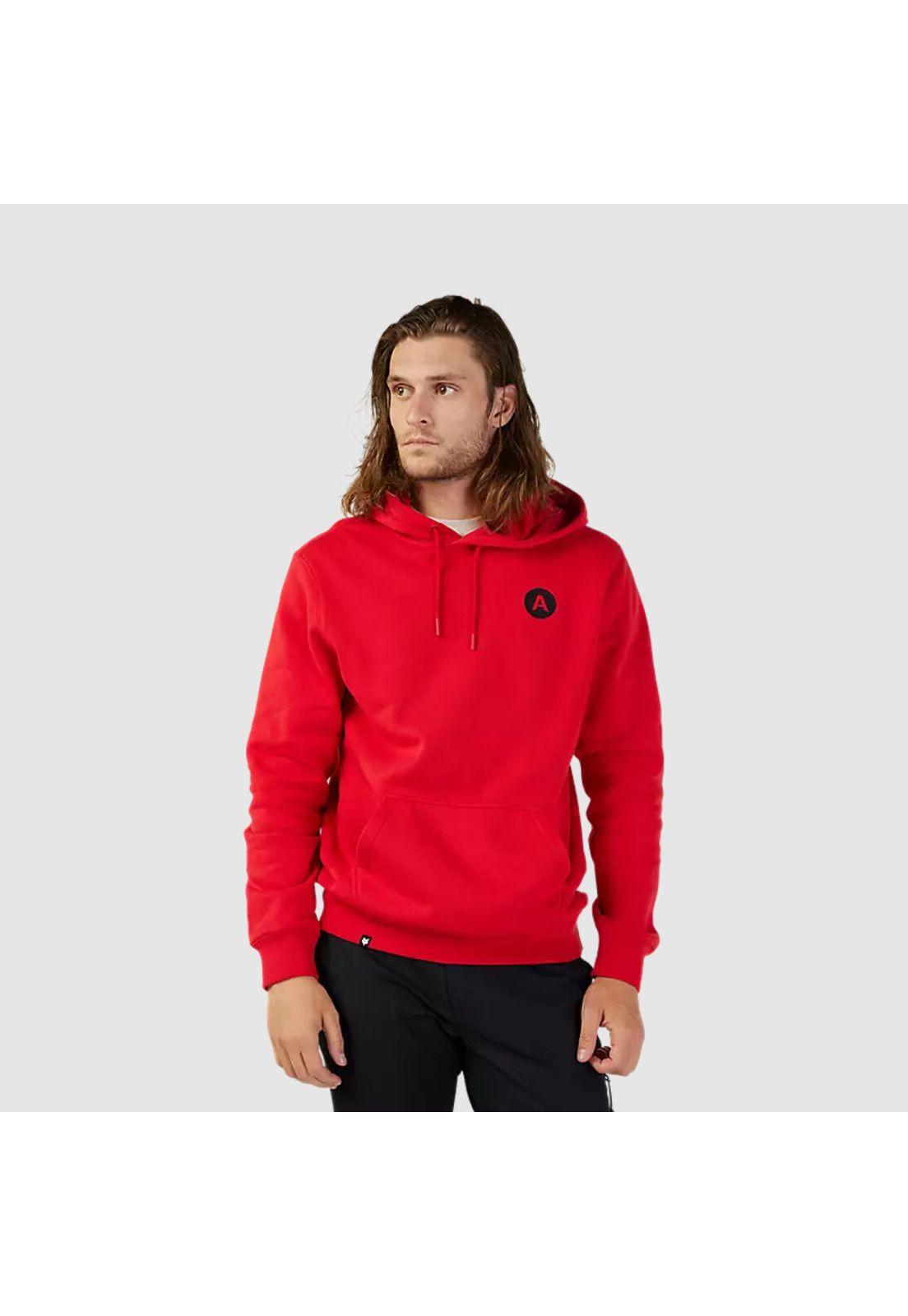 Poleron Lifestyle Canguro Image Rojo Fox-2