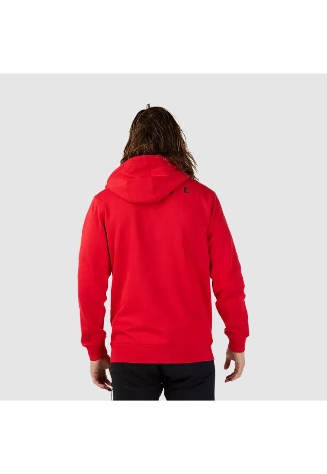 Poleron Lifestyle Canguro Image Rojo Fox-3
