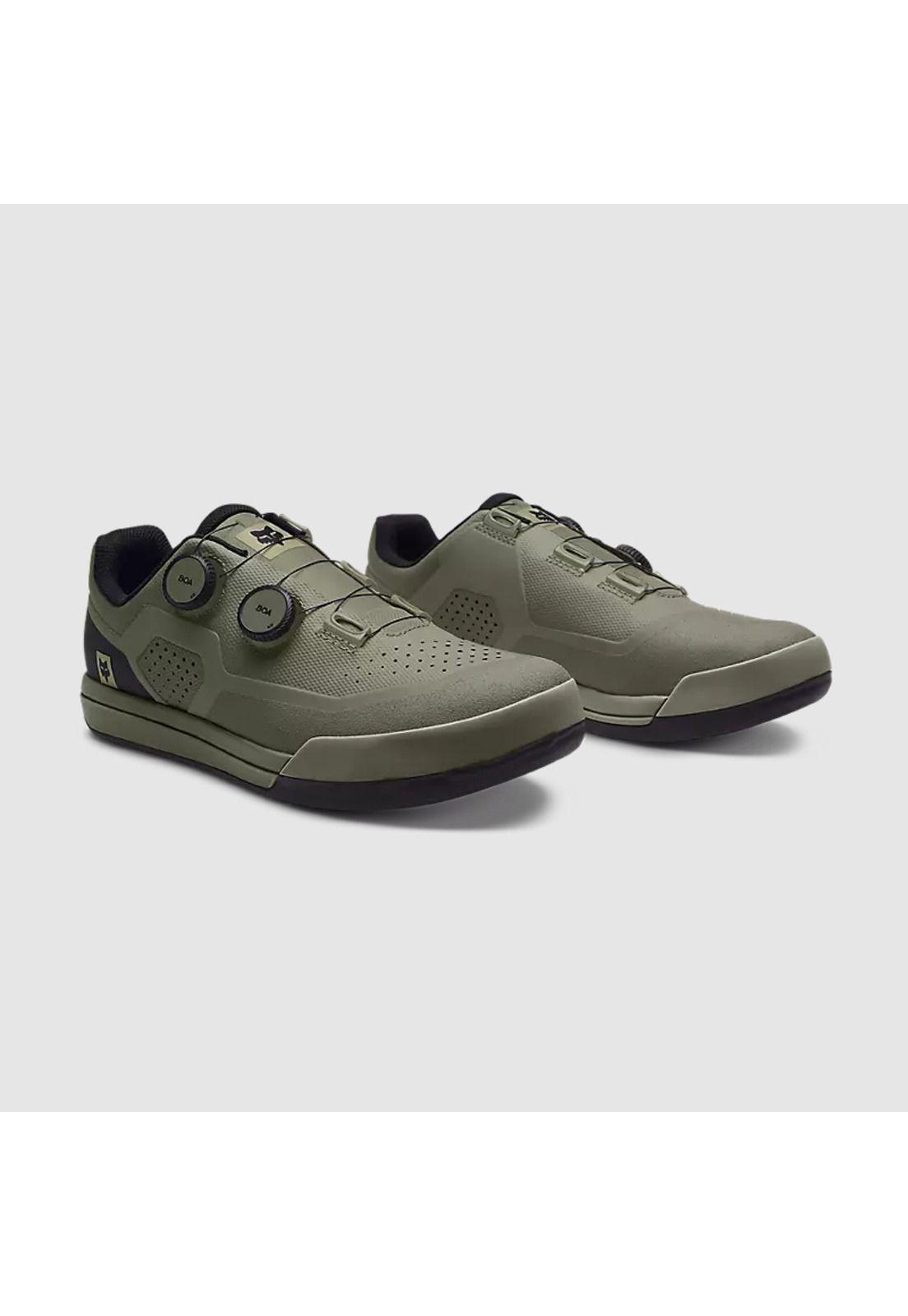 Zapatillas Bicicleta Union BOA® Verde Oliva Fox-3