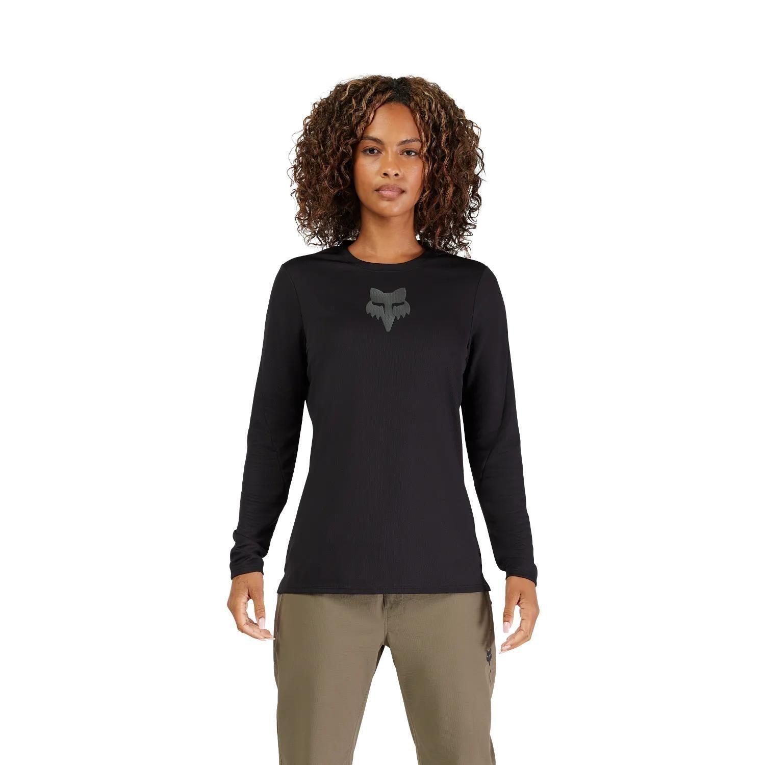 Polera Bicicleta Mujer Ranger Head Negro Fox-2