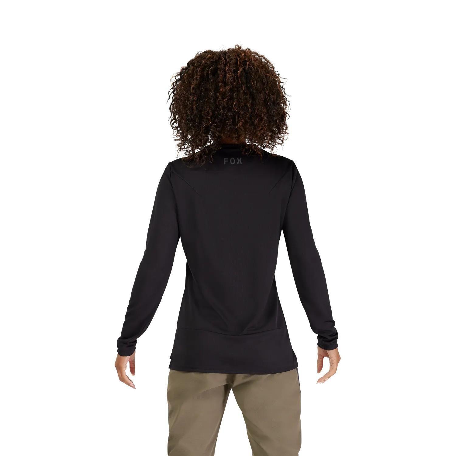 Polera Bicicleta Mujer Ranger Head Negro Fox-3
