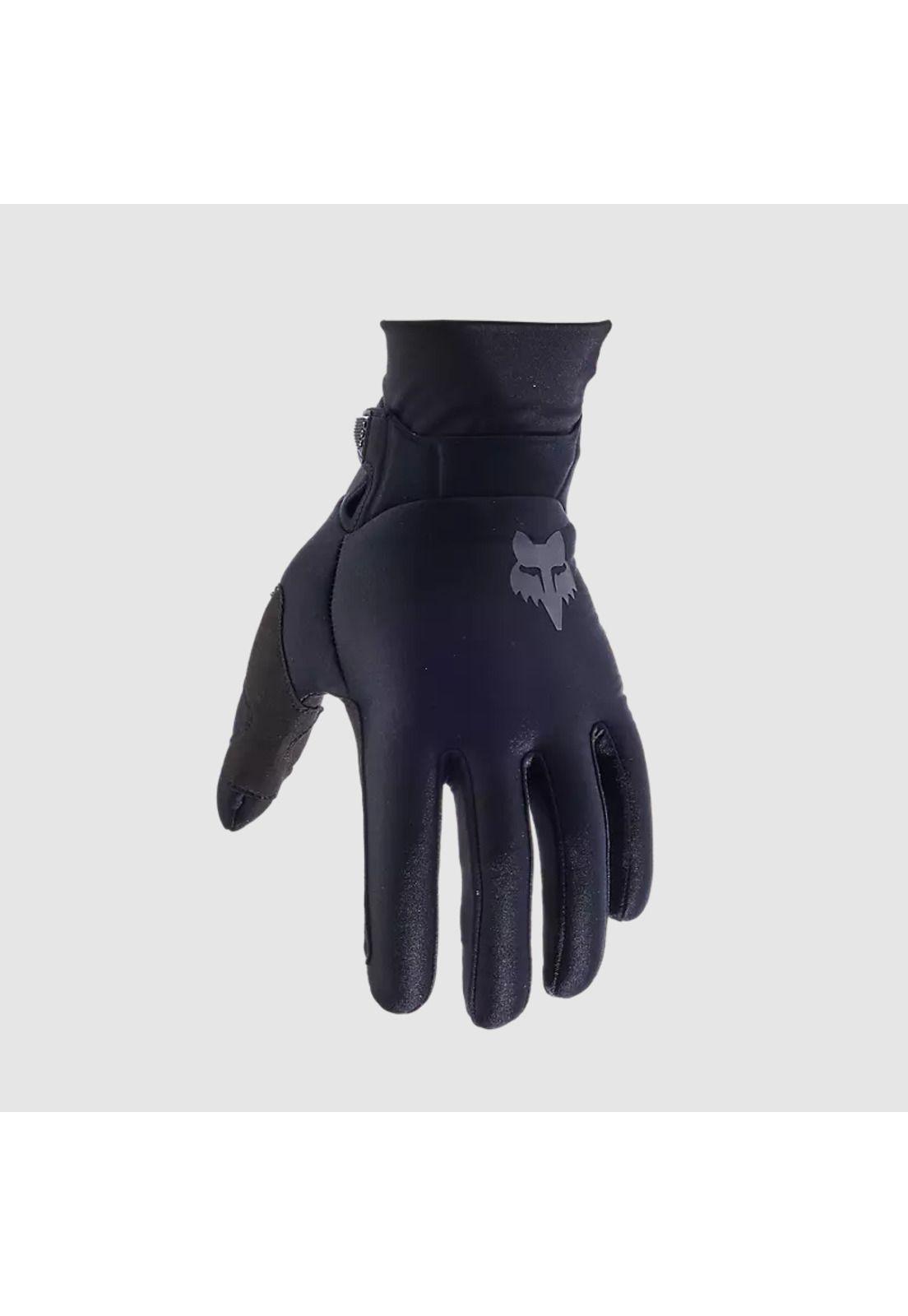 Guantes Moto Defend Thermo Negro Fox-0