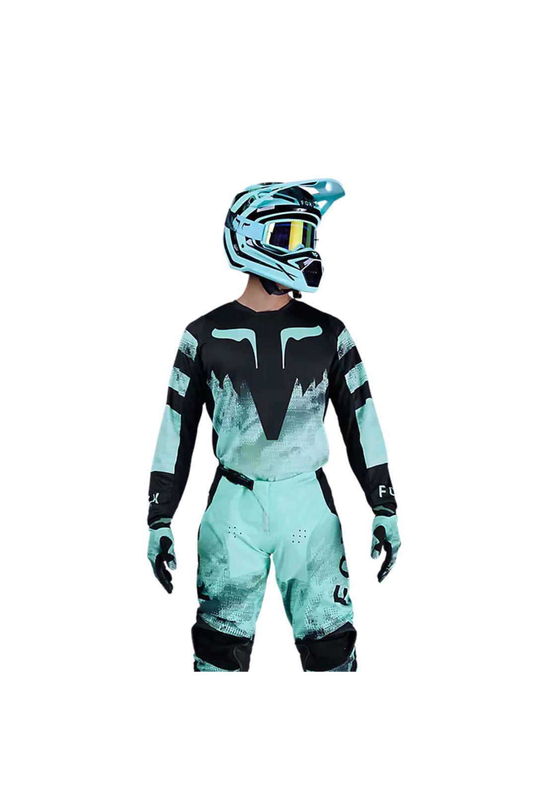 Polera Moto 180 Kairos Azul Fox-2