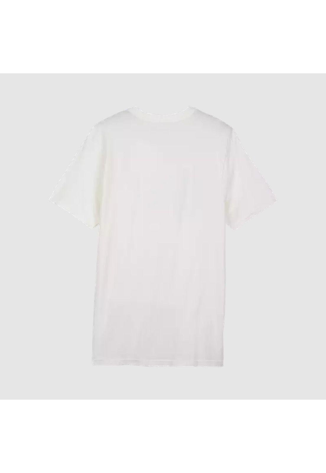 Polera Lifestyle Fox x Kawasaki Premium Blanco Fox-1