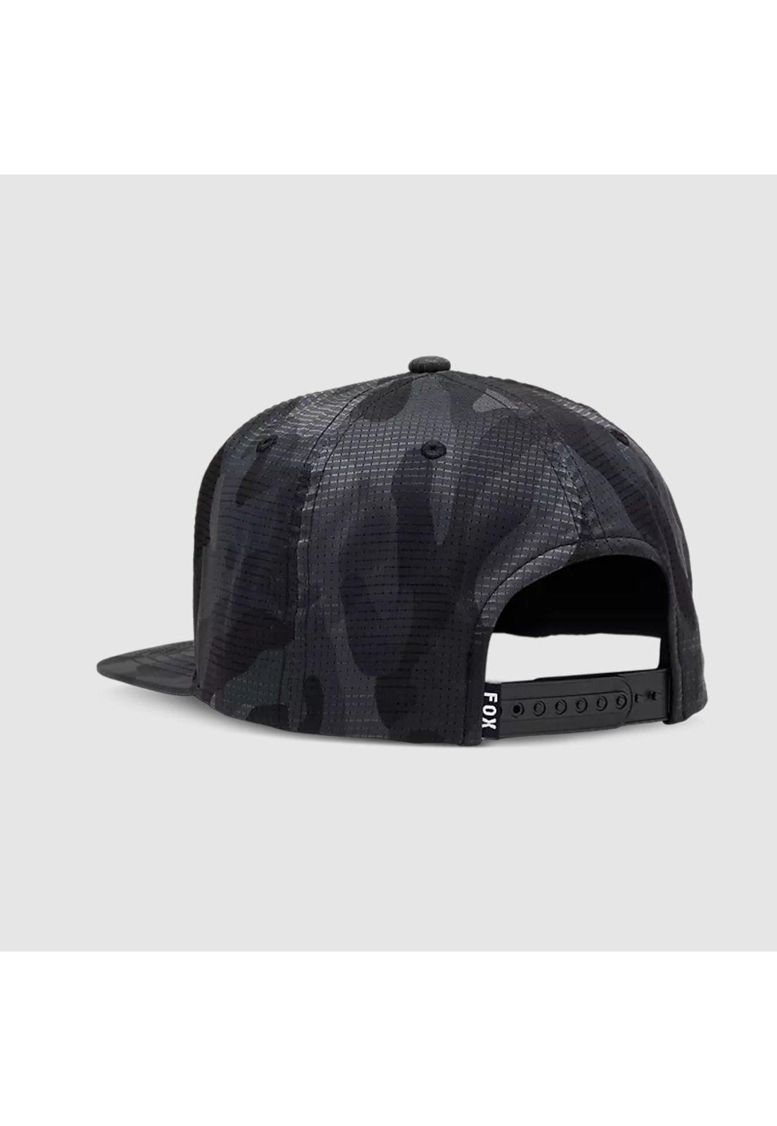 Gorro Jockey Lifestyle Fox Head Tech Snapback Camo Negro Fox-2