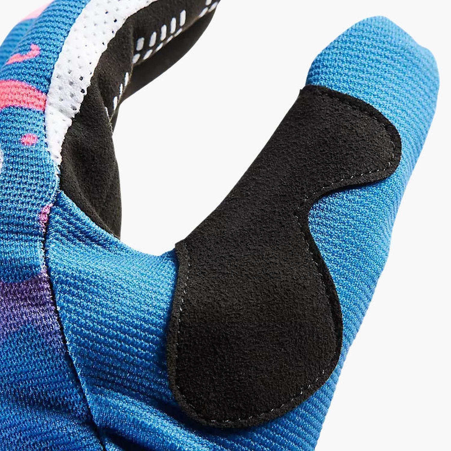 Guantes Moto 180 Morphic Azul/Rosado Fox-3