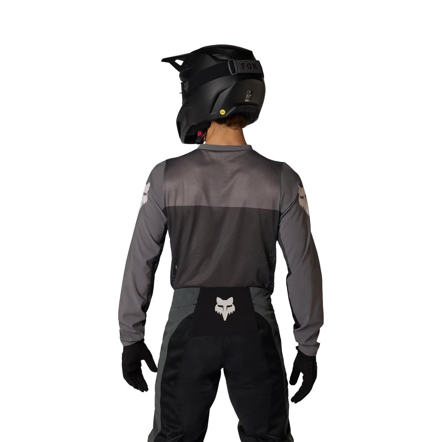 Polera Moto Ranger Air Off Road Negro/Gris Fox-3