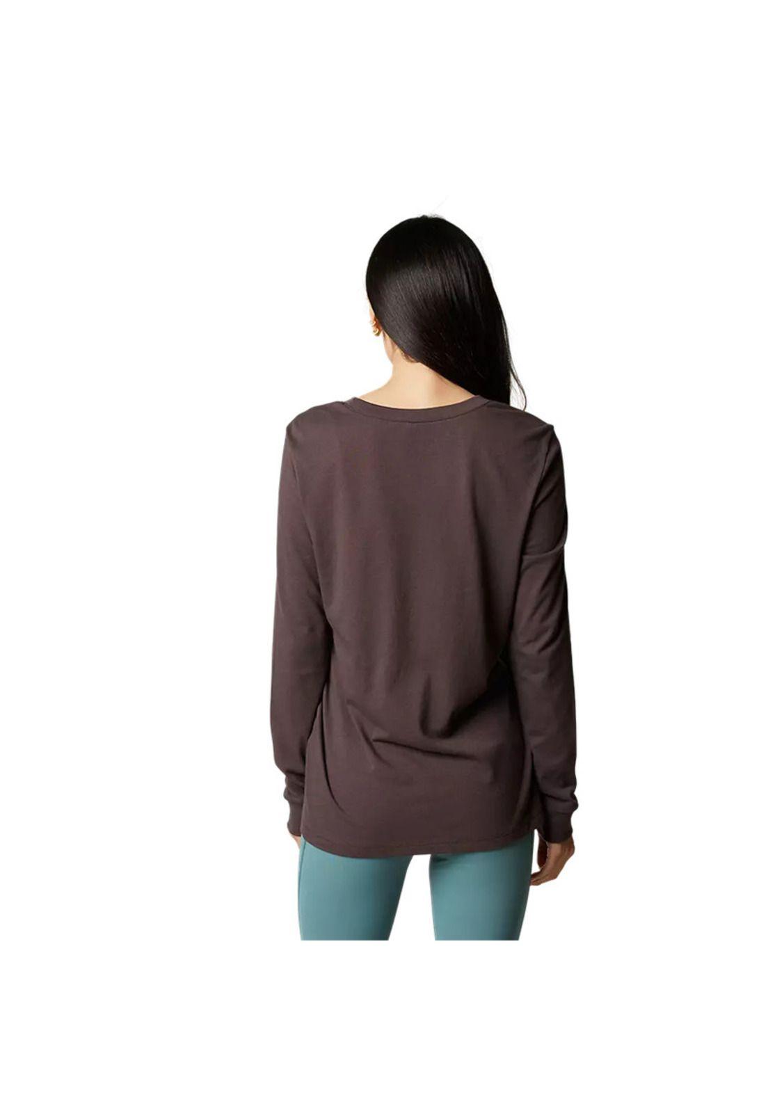 Polera Lifestyle Mujer Manga Larga Full Flex Morado Fox-2