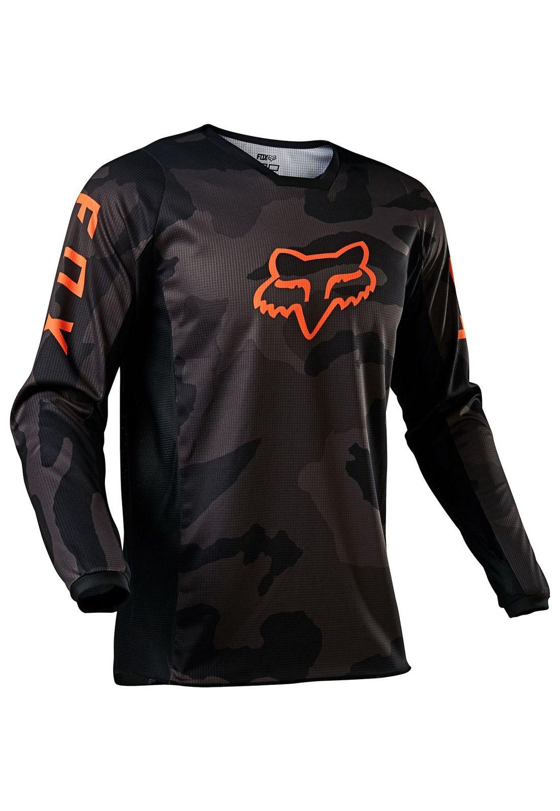 Polera Moto 180 Trev Negro Camo Fox-2