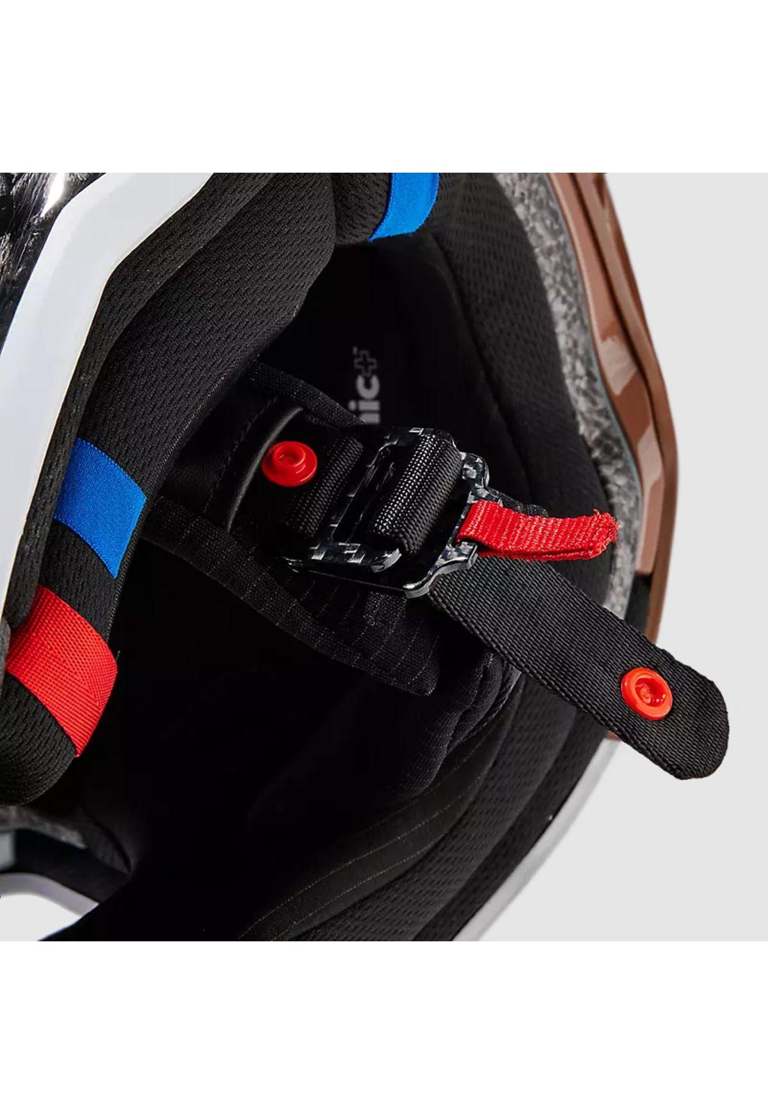 Casco Moto V3 RS Optical Negro/Cafe Fox-6