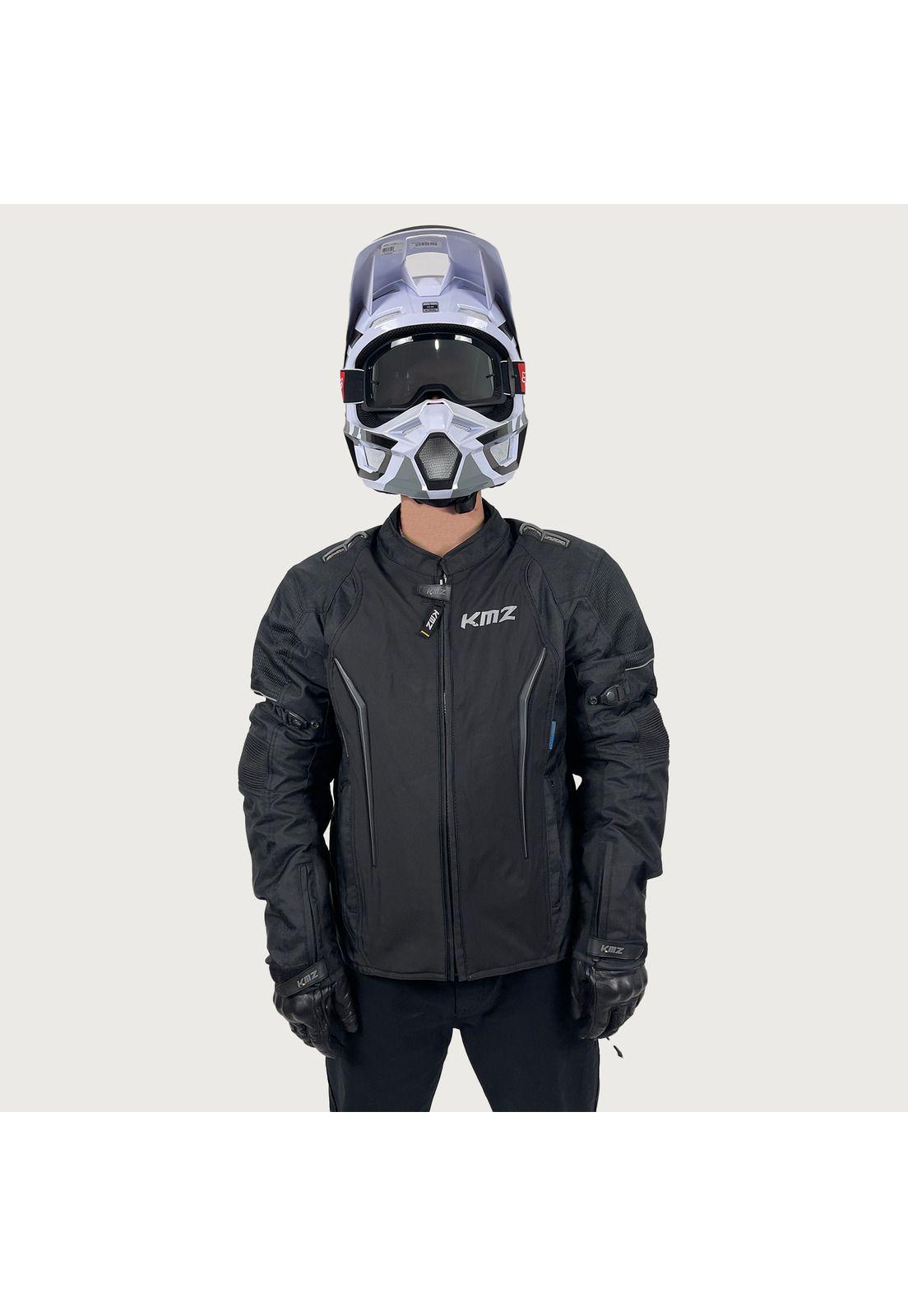 Chaqueta Moto Calle Race Negro KMZ-0