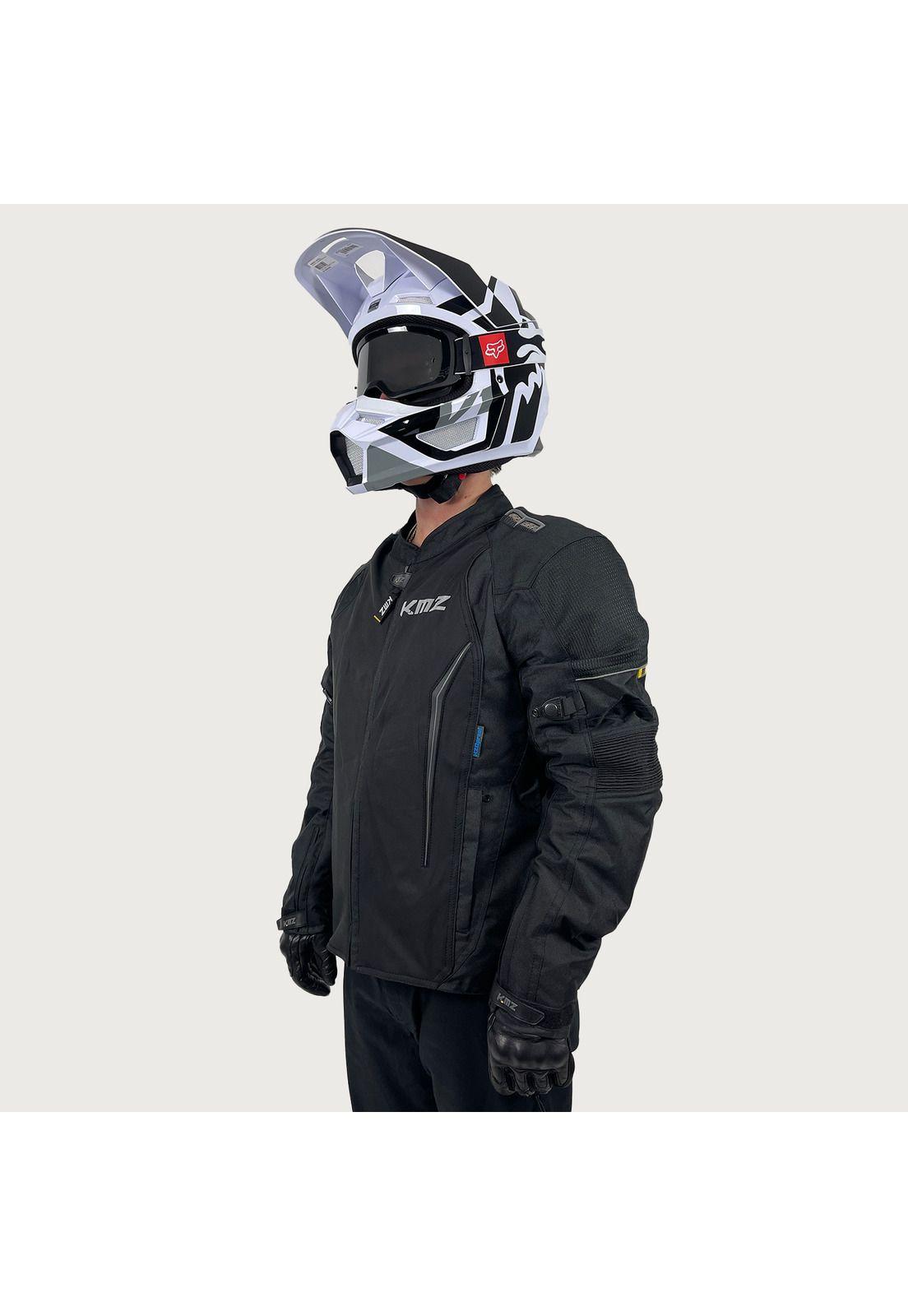 Chaqueta Moto Calle Race Negro KMZ-2