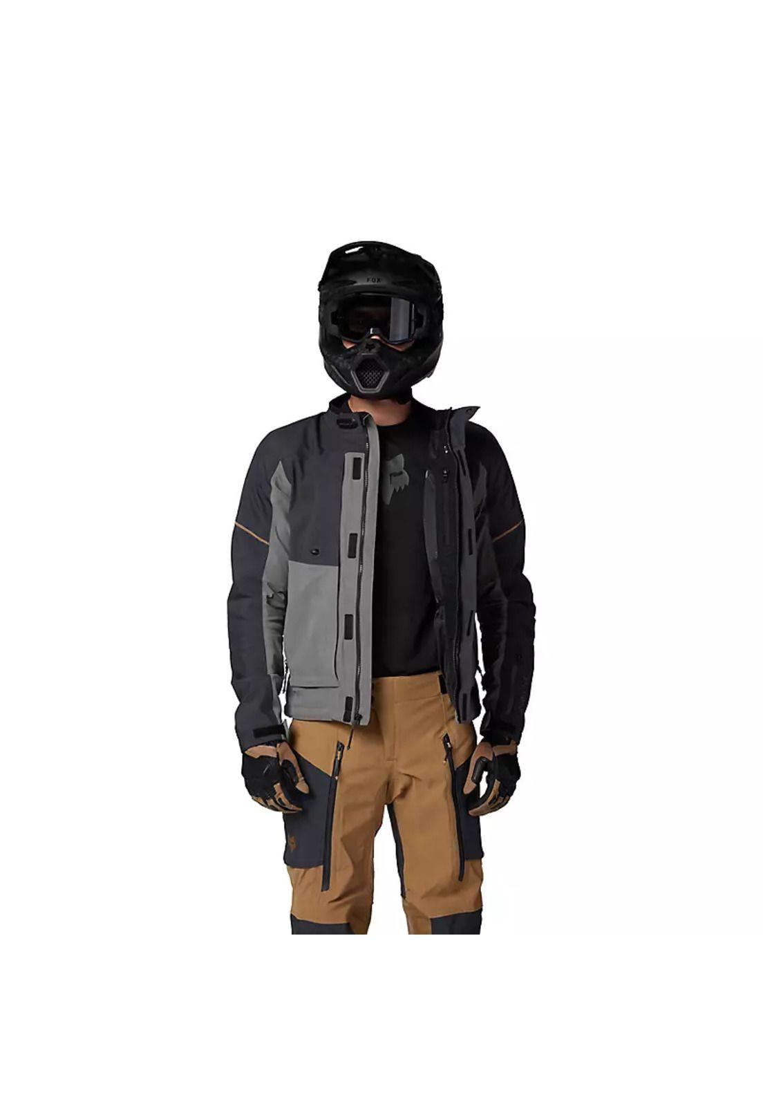 Chaqueta Moto Ranger GORE-TEX ADV Impermeable Gris Fox-2