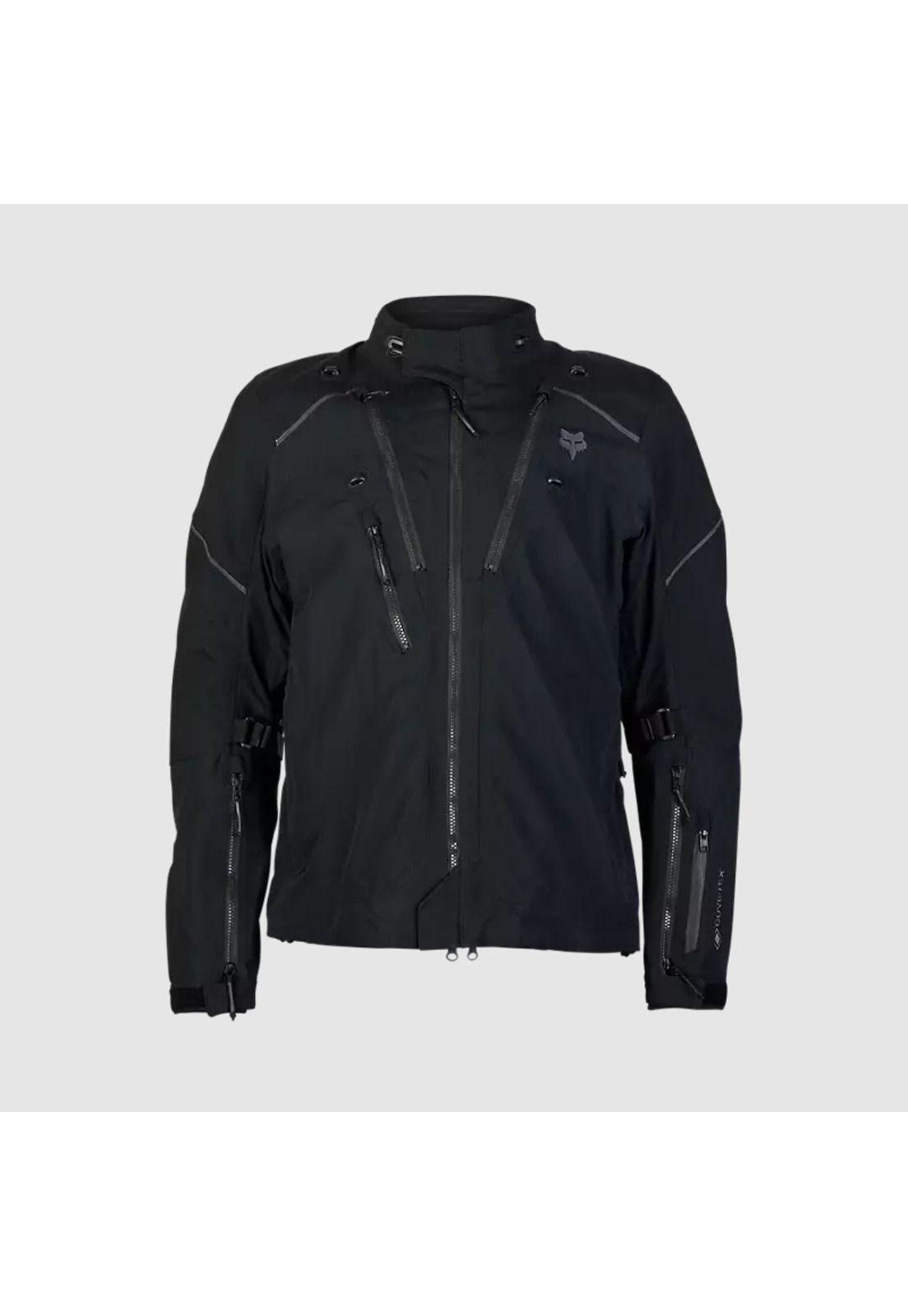 Chaqueta Moto Defend GORE-TEX ADV Impermeable Negro Fox-0