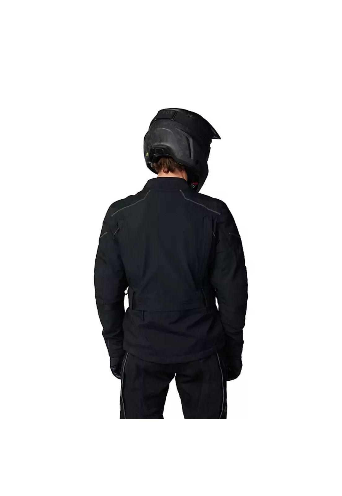 Chaqueta Moto Defend GORE-TEX ADV Impermeable Negro Fox-4