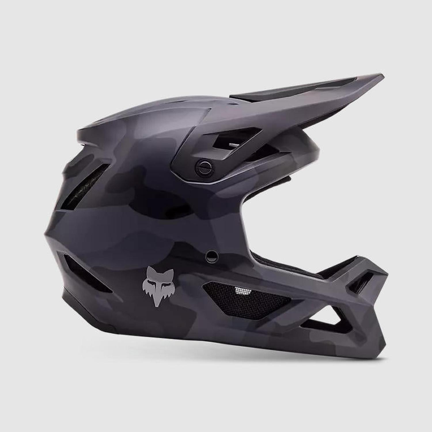 Casco Bicicleta Niño New Rampage Camo Negro Fox-0