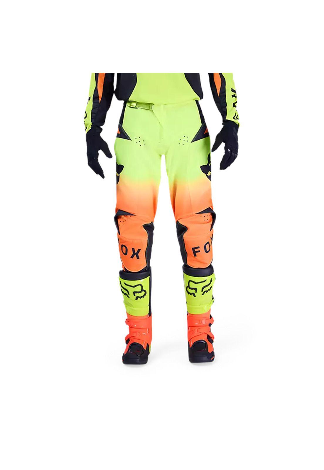 Pantalon Moto 180 Shield Negro/Rosado Fox-2