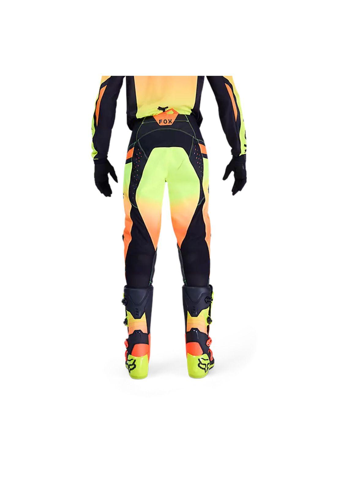 Pantalon Moto 180 Shield Negro/Rosado Fox-3