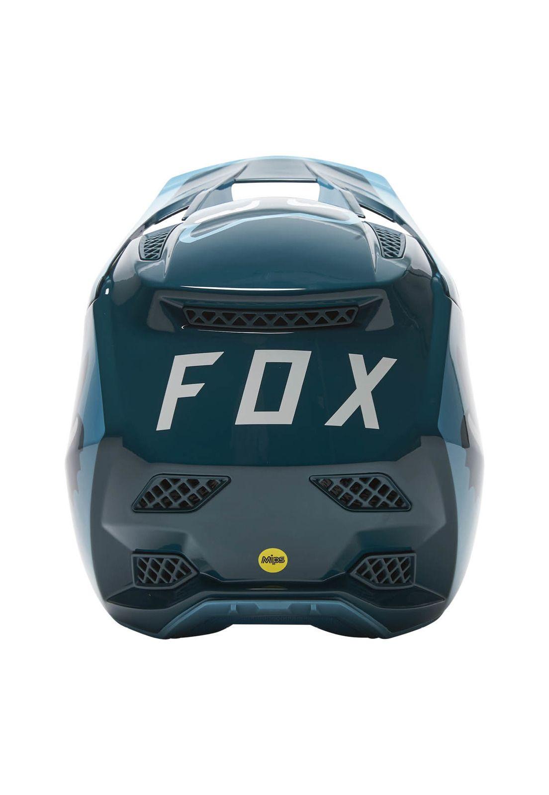 Casco Bicicleta Rampage Pro Carbon Mips Azul Fox-3