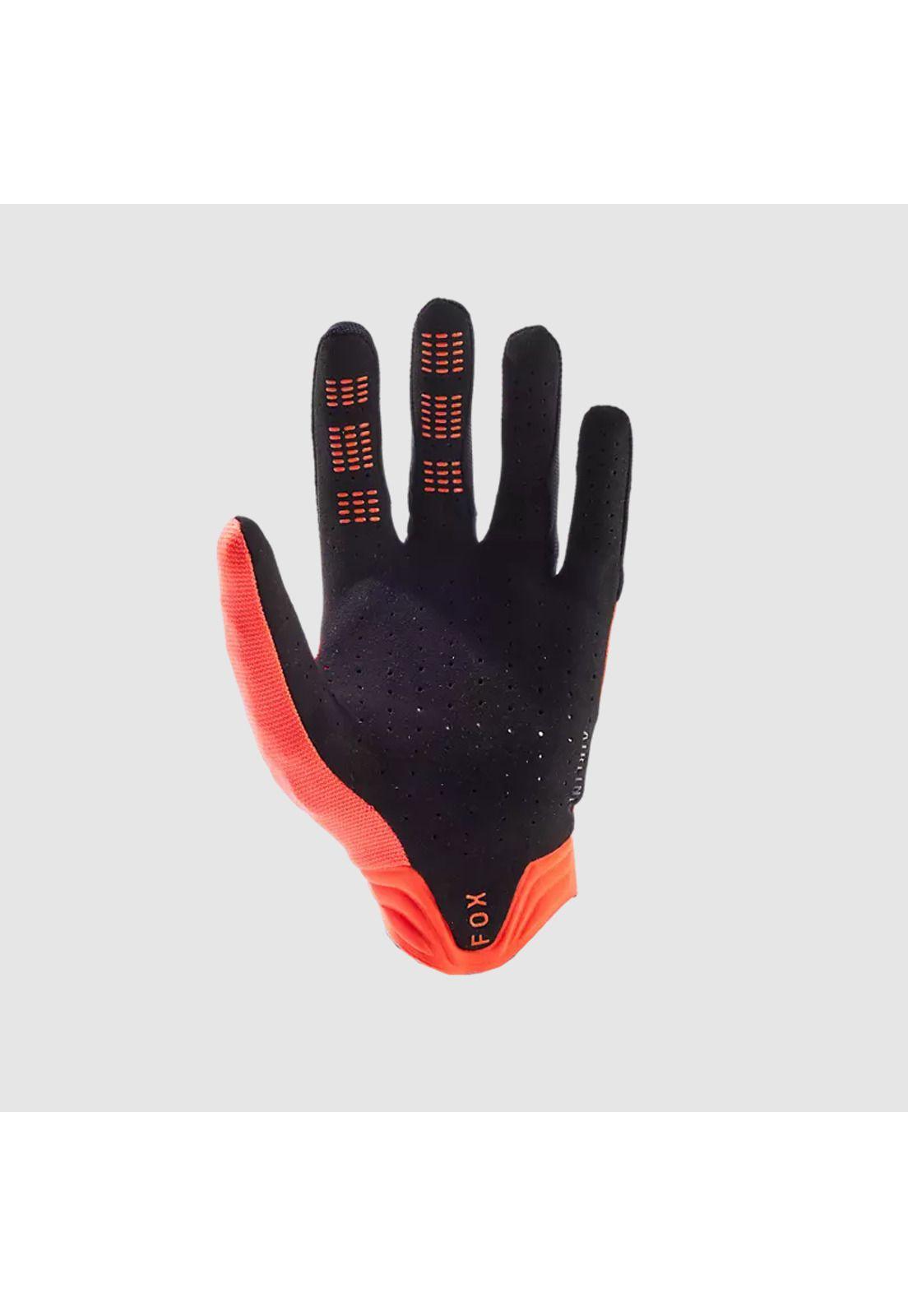 Guantes Moto Airline Naranjo Fluor Fox-1