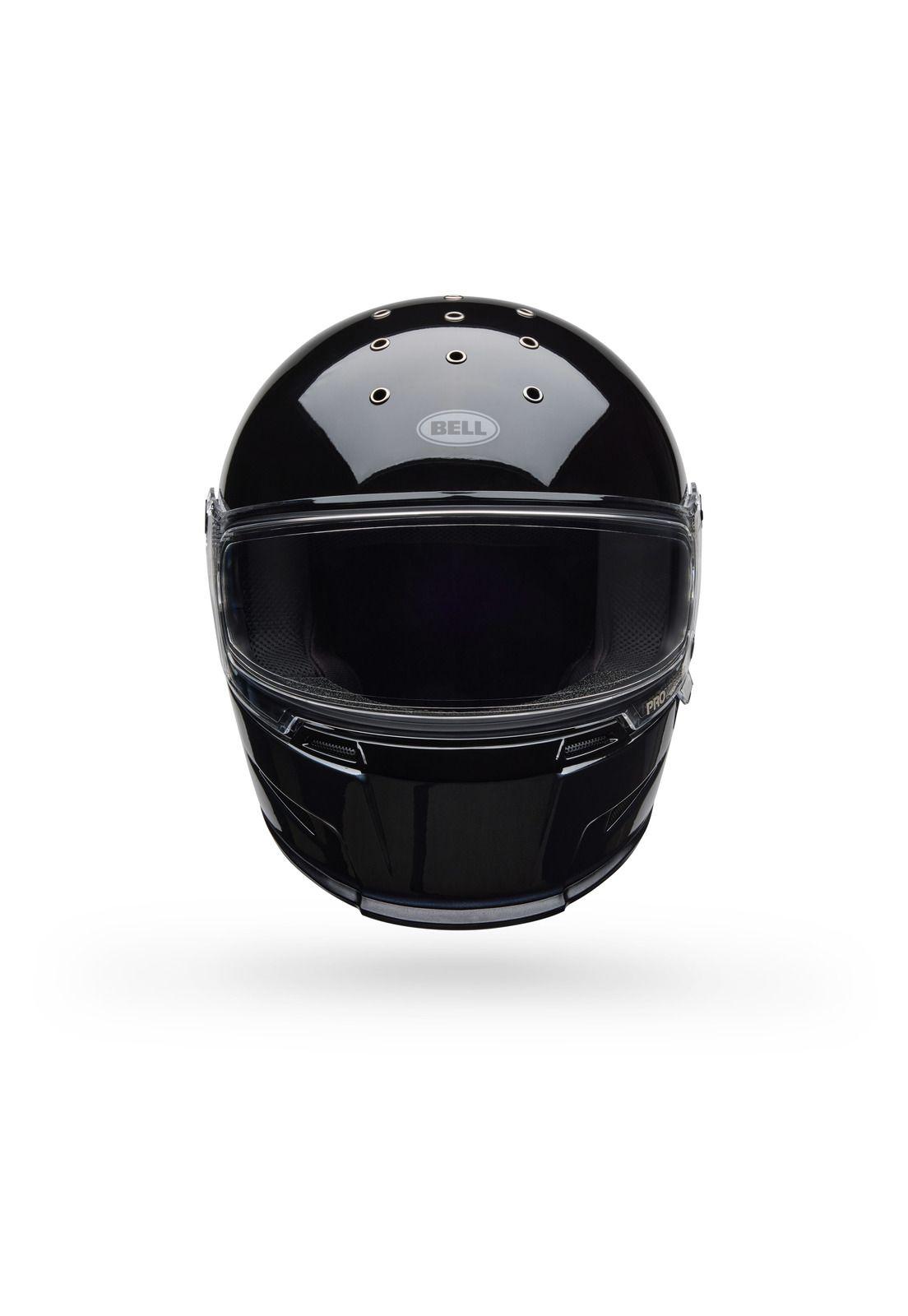 Casco Moto Eliminator Menace Negro Bell-2