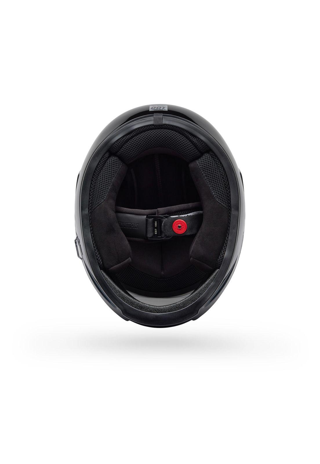 Casco Moto Eliminator Menace Negro Bell-4