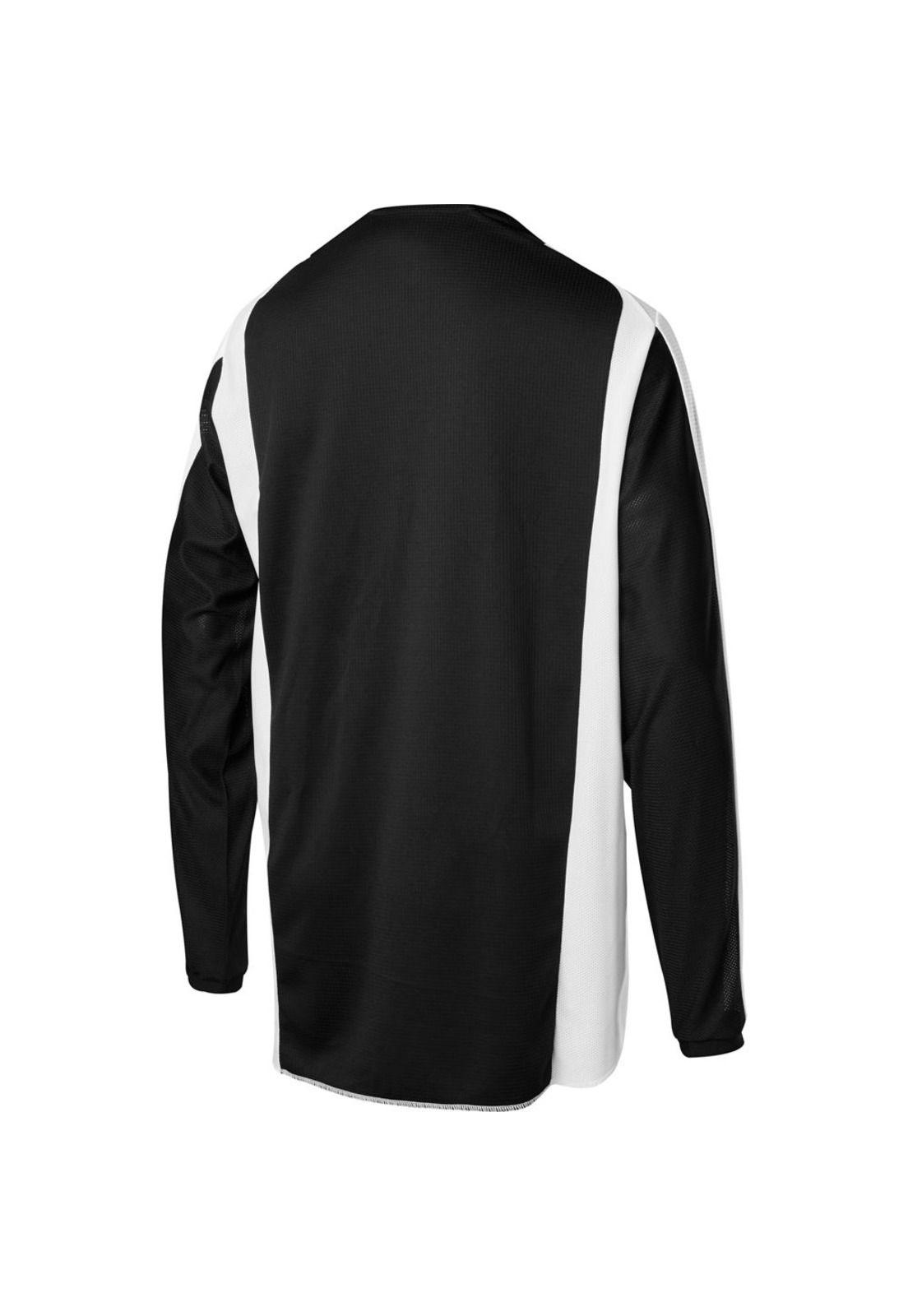 Polera Moto White Label Race 2 Negro/Blanco Shift-3
