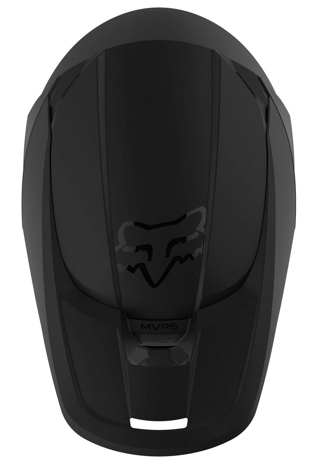 Casco Moto V1 Niño Negro Matte Fox-2