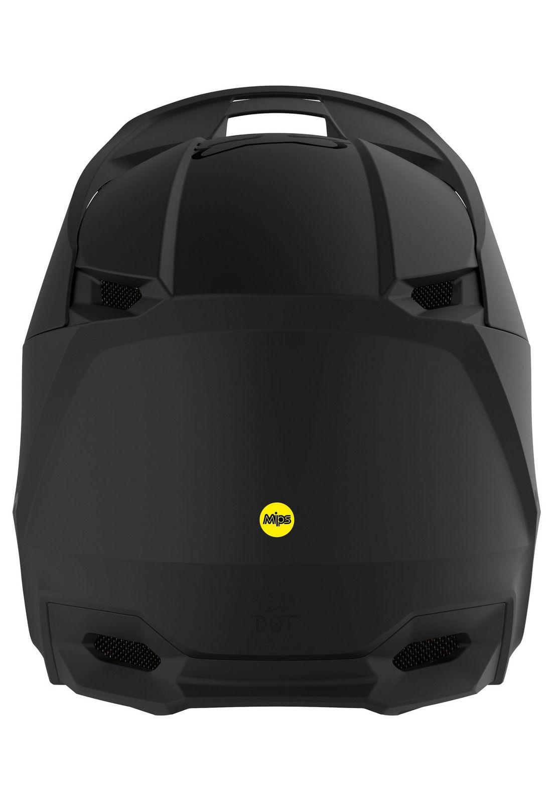 Casco Moto V1 Niño Negro Matte Fox-3