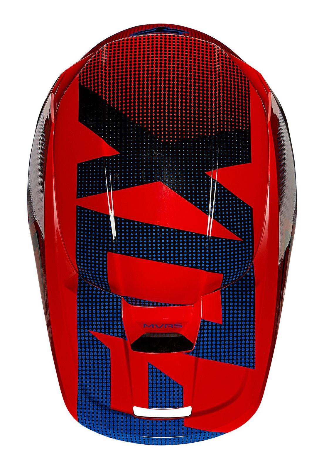 Casco Moto V1 Oktiv Rojo Fox-2