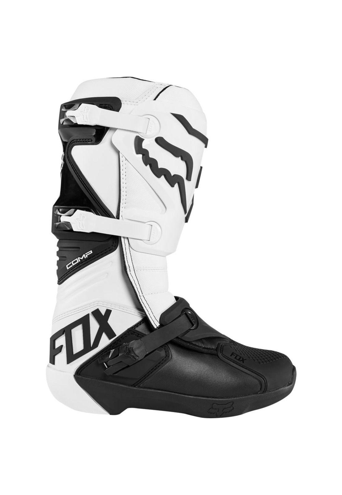 Botas Moto Comp Blanco Fox-1