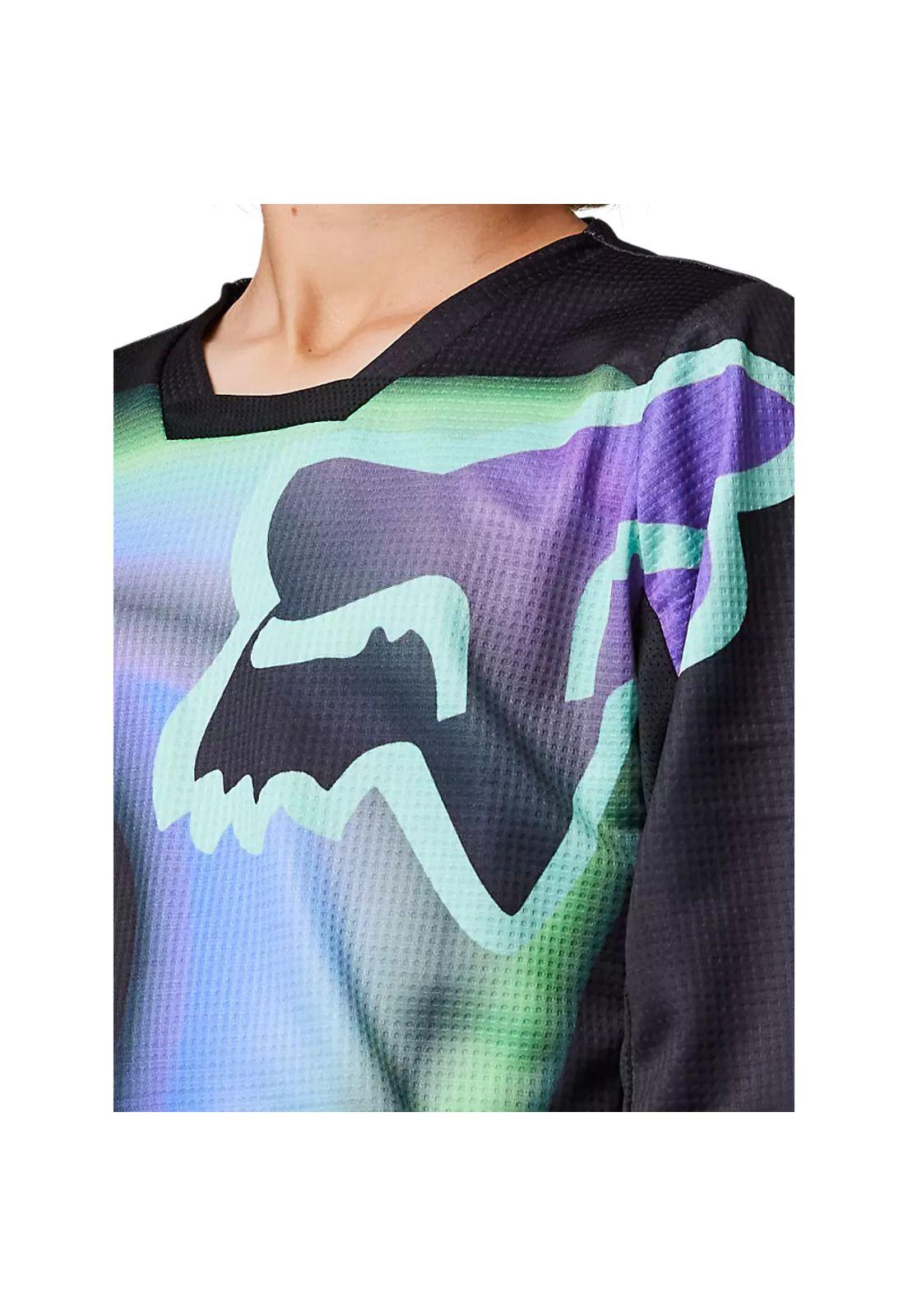 Polera Moto Niño 180 Toxsyk Negro Fox-3